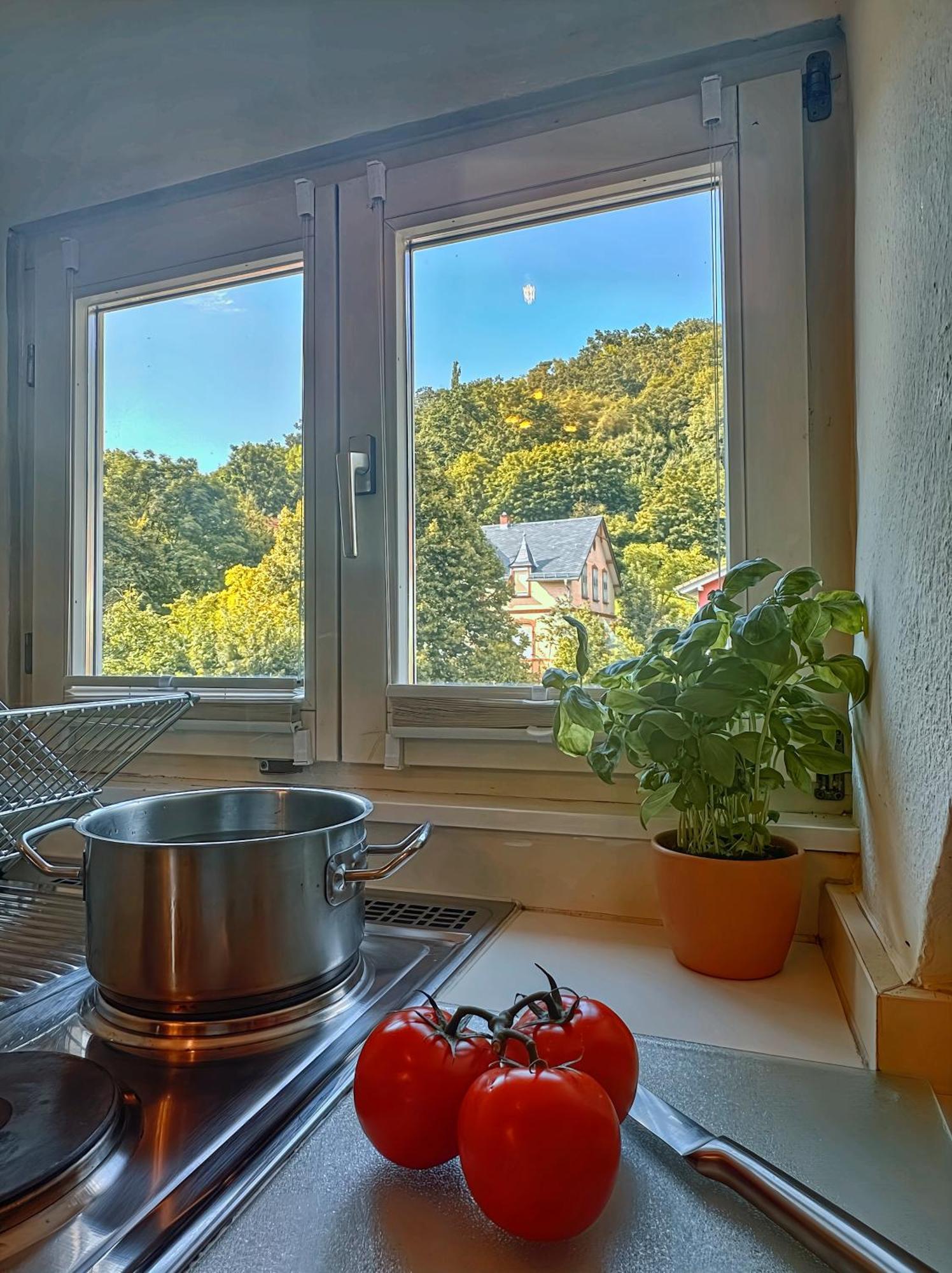 Gemuetliches Studio - Dachwohnung Mit Blick Ueber Das Kinzigtal Gelnhausen Buitenkant foto